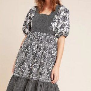 Anthropologie Bloomingprint  midi dress